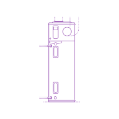 Fixtures Hot Water Heater Rheem Professional Prestige Hybrid Water Heater 80 Gallon Vinyl Svg File, Free Vectors File